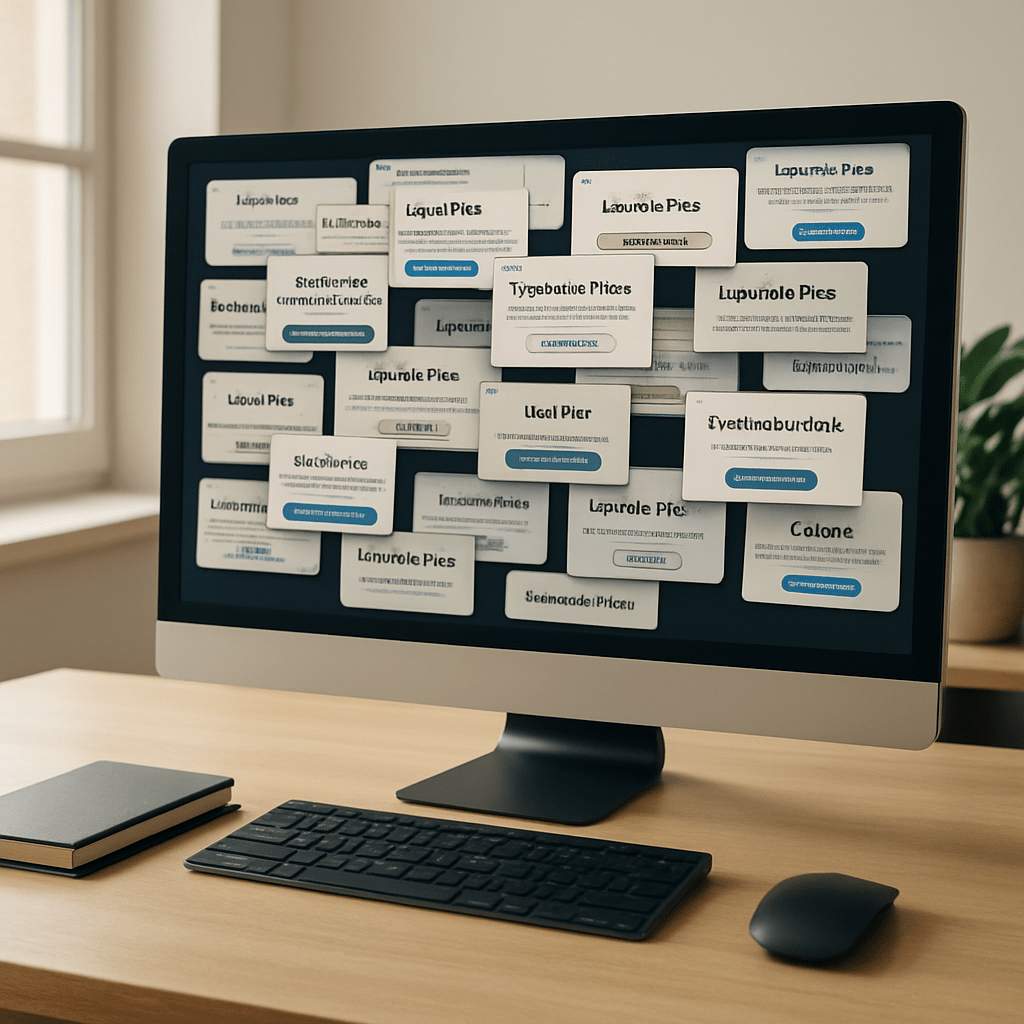 subscription fatigue conceptual illustration in neutral modern style